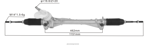 2N668F2703 Piese Auto Arges | cremalieră servodirecție 26284042 CHEVROLET