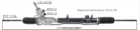 2N668F2788 Magazin De Piese Auto Angro | cremalieră servodirecție 68072216ac DODGE/CHRYSLER