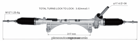 2N668F2599 Piese Auto Cluj | cremalieră servodirecție 48001-3lt0a 48001-jx00a 48001-jx00b 48001-jx00c NISSAN
