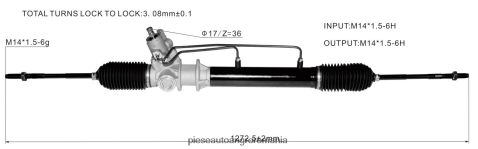 2N668F2602 Piese Auto Angro | cremalieră servodirecție 49001-2w305 NISSAN