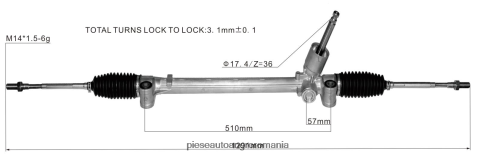 2N668F2621 Piese Auto Angro România | cremalieră servodirecție 48500-52r01 SUZUKI