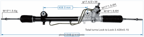 2N668F2465 Piese Auto Iasi | cremalieră servodirecție 44250-04020 TOYOTA