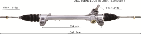 2N668F2478 Magazin De Piese Auto Angro | cremalieră servodirecție 45510-20100 TOYOTA