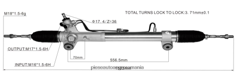 2N668F2486 Piese Auto Brasov | cremalieră servodirecție 44250-26610 TOYOTA