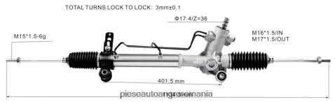 2N668F2493 Piese Auto Arges | cremalieră servodirecție 44200-42110 TOYOTA